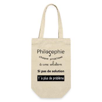 My philosophie - Sac à bouteille - nature - Devant