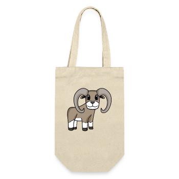 Mufflon Wild Sheep - Gift Bag for Bottles - nature - Front