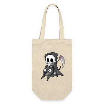 Grim Reaper et Black Panther - Sac à bouteille - nature - Devant