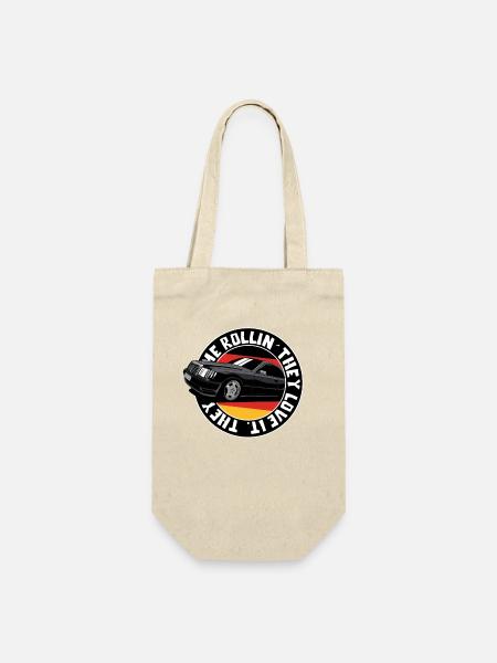 Sie sehen mich in meinem Auto fahren - Geschenkbeutel für Flaschen - Natur