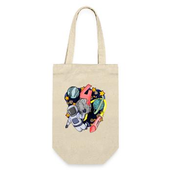 4 anniversaire garçon - 4 ans - J’ai 4 ans - Sac à bouteille - nature - Devant