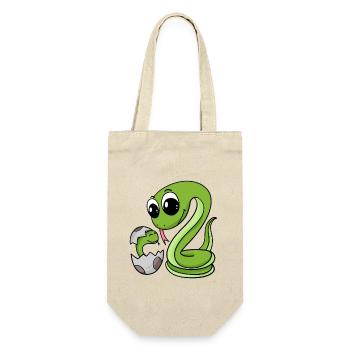 Serpent avec bébé serpent - Sac à bouteille - nature - Devant