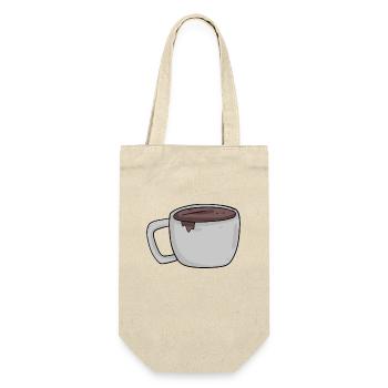 Coffee coffee cup cup - Gift Bag for Bottles - nature - Front