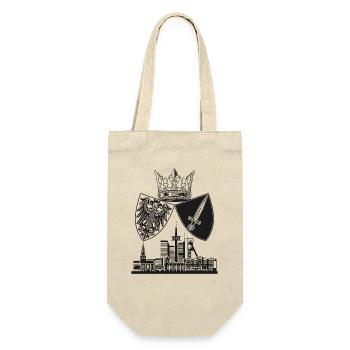 Essen - Skyline - Wappen - Geschenkbeutel für Flaschen - Natur - Vorne