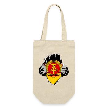GDR under the shirt - Gift Bag for Bottles - nature - Front