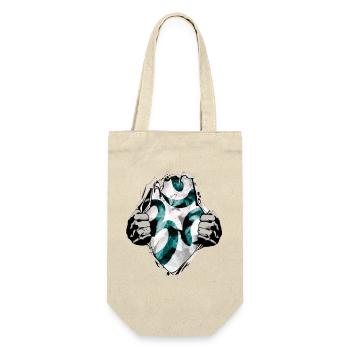 Om under the shirt - Gift Bag for Bottles - nature - Front