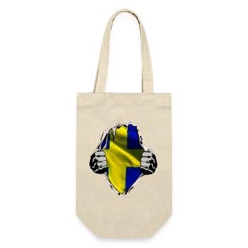 Sweden under the shirt - Gift Bag for Bottles - nature - Front