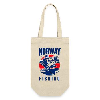 Norway Fishing Fishing Angler - Gift Bag for Bottles - nature - Front