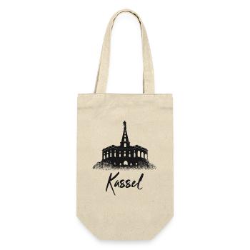 Herkules Kassel - Geschenkbeutel für Flaschen - Natur - Vorne