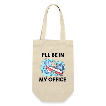 Boat Captain Motorboat Boat License - Gift Bag for Bottles - nature - Front