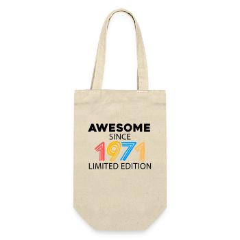 ntastic since 1971 - born 1971 - Gift Bag for Bottles - nature - Front