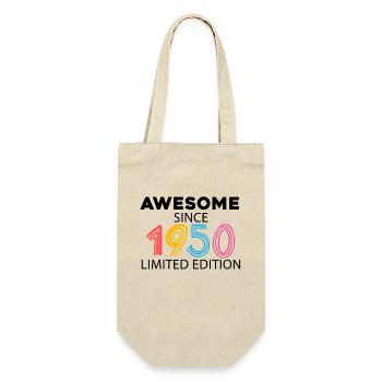 Fantastic since 1950 - born in 1950 - Gift Bag for Bottles - nature - Front