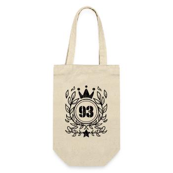 93 years Born in 1993 - Gift Bag for Bottles - nature - Front