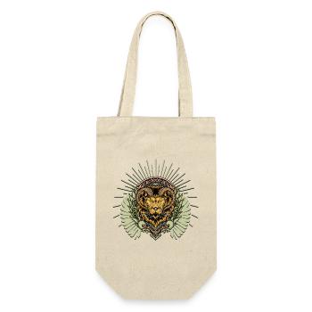 Impressive horned lion - Gift Bag for Bottles - nature - Front