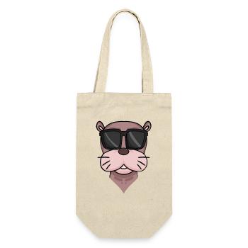 Cool sea lion with sunglasses - Gift Bag for Bottles - nature - Front