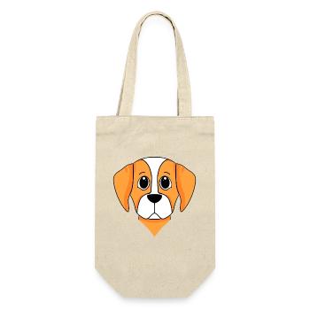 Epagneul Breton Head Dog Propriétaire de chien - Sac à bouteille - nature - Devant