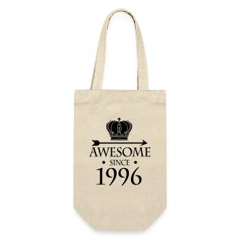 Born in 1996 - Fantastic since 1996 - Gift Bag for Bottles - nature - Front