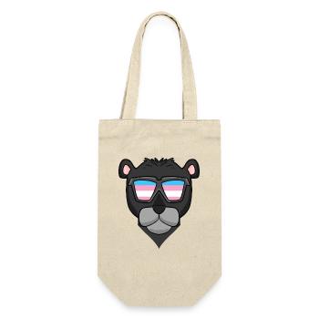 Transgender Transsexual Black Panther - Gift Bag for Bottles - nature - Front