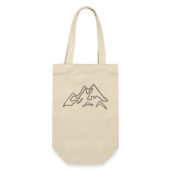 Berge - Geschenkbeutel für Flaschen - Natur - Vorne
