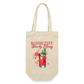 Blood Type Bloody Mary Cocktail for Bartenders - Gift Bag for Bottles - nature - Front