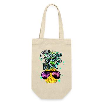 Pineapple change your thinking - Gift Bag for Bottles - nature - Front