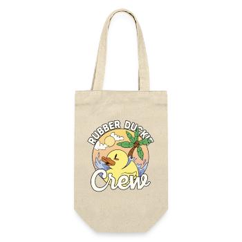 Rubber Duck Rubber Duckie Crew - Geschenkbeutel für Flaschen - Natur - Vorne