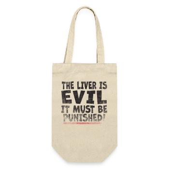 The liver is evil and is punished - Gift Bag for Bottles - nature - Front