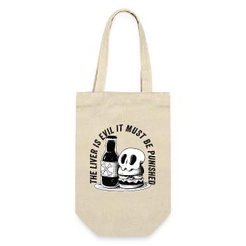 The liver is evil and is punished - Gift Bag for Bottles - nature - Front