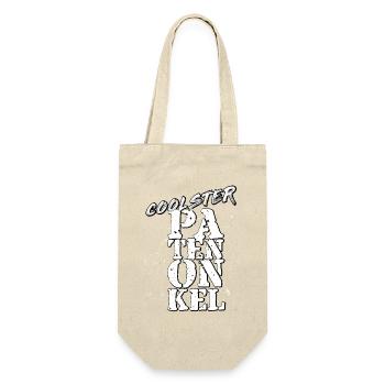 Patenonkel - Geschenkbeutel für Flaschen - Natur - Vorne