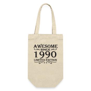 1990 - Geschenkbeutel für Flaschen - Natur - Vorne