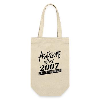 2007 - Geschenkbeutel für Flaschen - Natur - Vorne