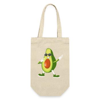 Funny Dabbing Avocado Abacate Aguacate For Vegan F - Gift Bag for Bottles - nature - Front