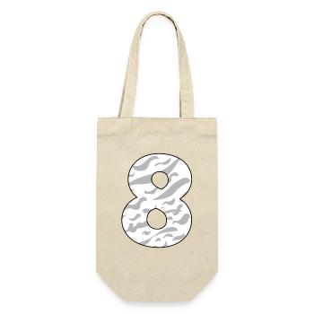 8 - Gift Bag for Bottles - nature - Front