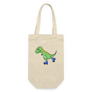 Patinage de dinosaures - Sac à bouteille - nature - Devant