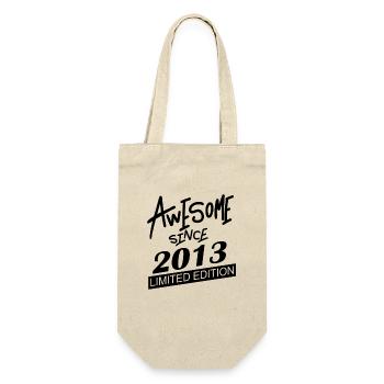 2013 - Vintage 2013 - Gift Bag for Bottles - nature - Front