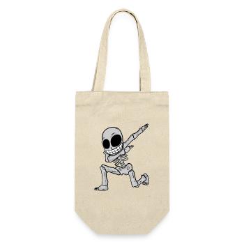 Skeleton dabbing - Gift Bag for Bottles - nature - Front
