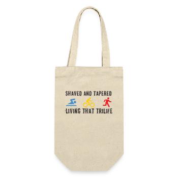 Shaved And Tapered Living That Trilife - Gift Bag for Bottles - nature - Front