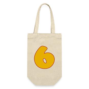 6 - Gift Bag for Bottles - nature - Front
