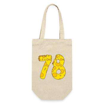 78 ans - Cadeau du 78e anniversaire - 1978 - Sac à bouteille - nature - Devant