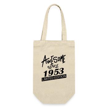 1953 - Born 1953 - Gift Bag for Bottles - nature - Front