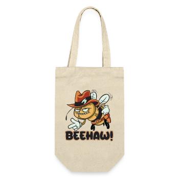 Beehaw bee with cowboy hat Yeehaw - Gift Bag for Bottles - nature - Front