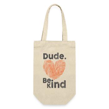 Dude Be Kind No Bullying - Gift Bag for Bottles - nature - Front