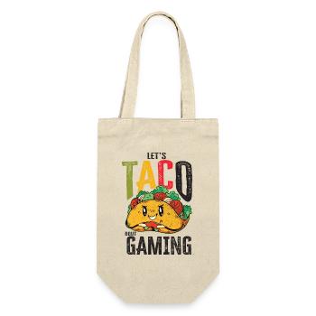 Let's Taco Bout Gaming Geek - Gift Bag for Bottles - nature - Front