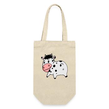 Cow Ass - Cow Butt - Gift Bag for Bottles - nature - Front
