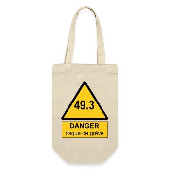 49.3 danger - Sac à bouteille - nature - Devant