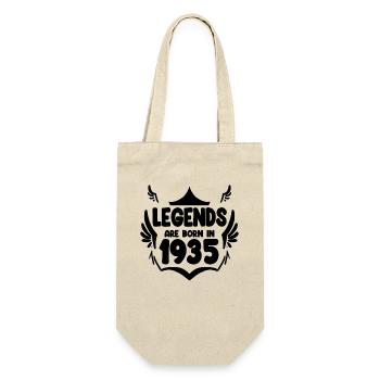 1935 - Jahrgang 1935 - Geschenkbeutel für Flaschen - Natur - Vorne