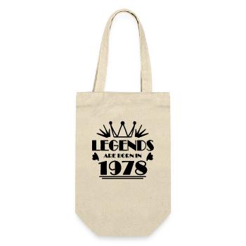 1978 - Born 1978 - Gift Bag for Bottles - nature - Front