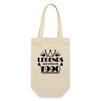 1990 - Born 1990 - Gift Bag for Bottles - nature - Front