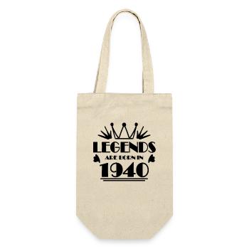 1940 - Born 1940 - Gift Bag for Bottles - nature - Front