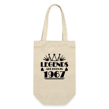 1967 - Born 1967 - Gift Bag for Bottles - nature - Front